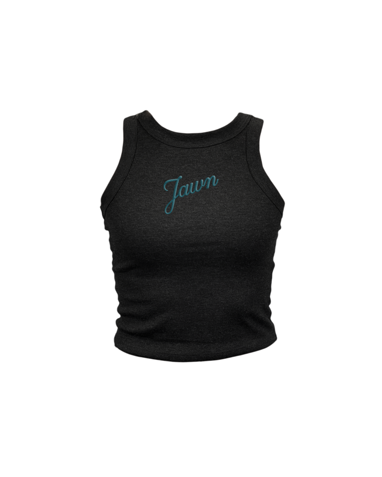 Jawn Embroidered High Neck Tank