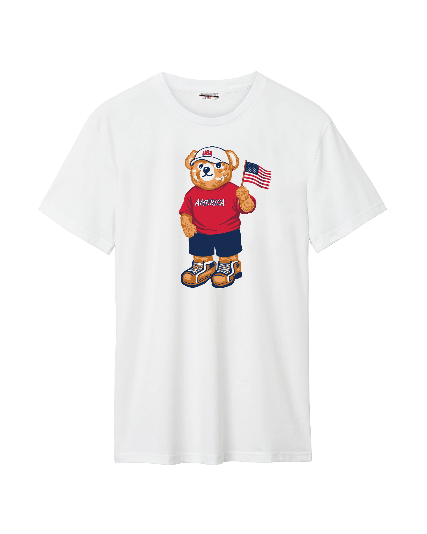 America Bear Cotton Tee