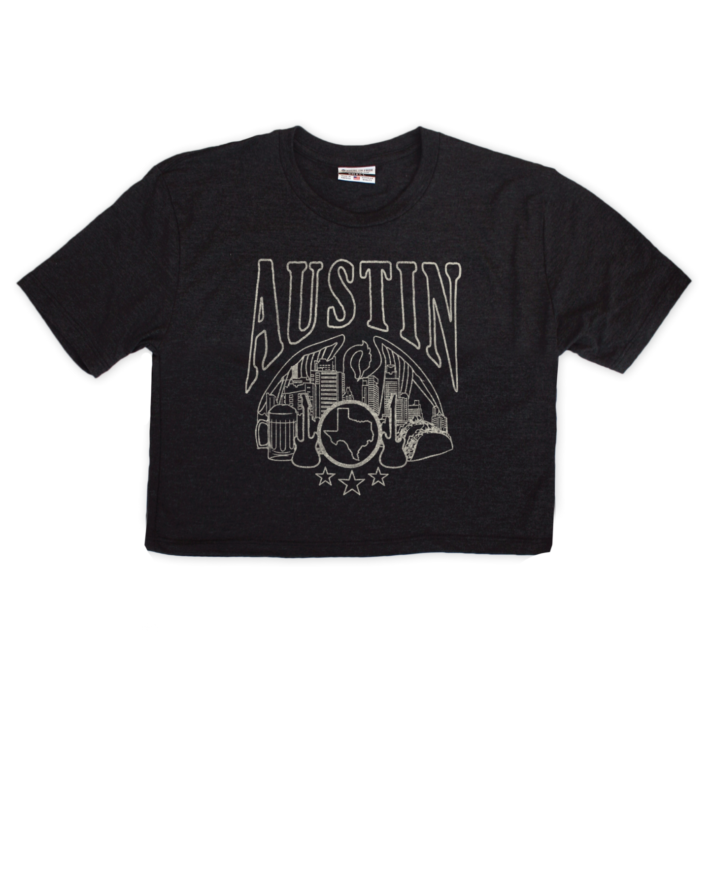 Austin Tour Cropped Tee