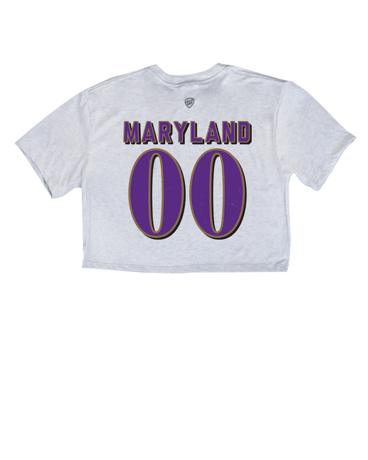 Baltimore Front/Back Jersey Cropped Tee