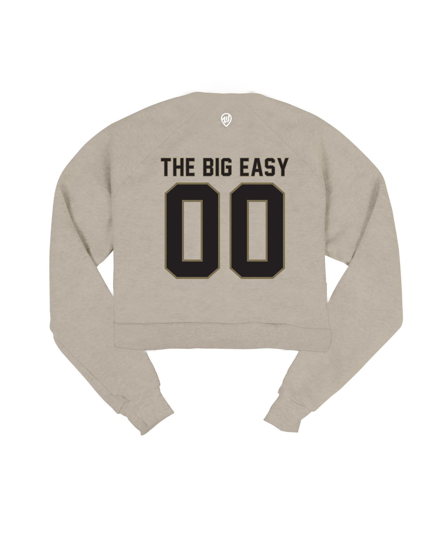 Nola Big Easy Jersey Front/Back Cropped Crew Sweatshirt