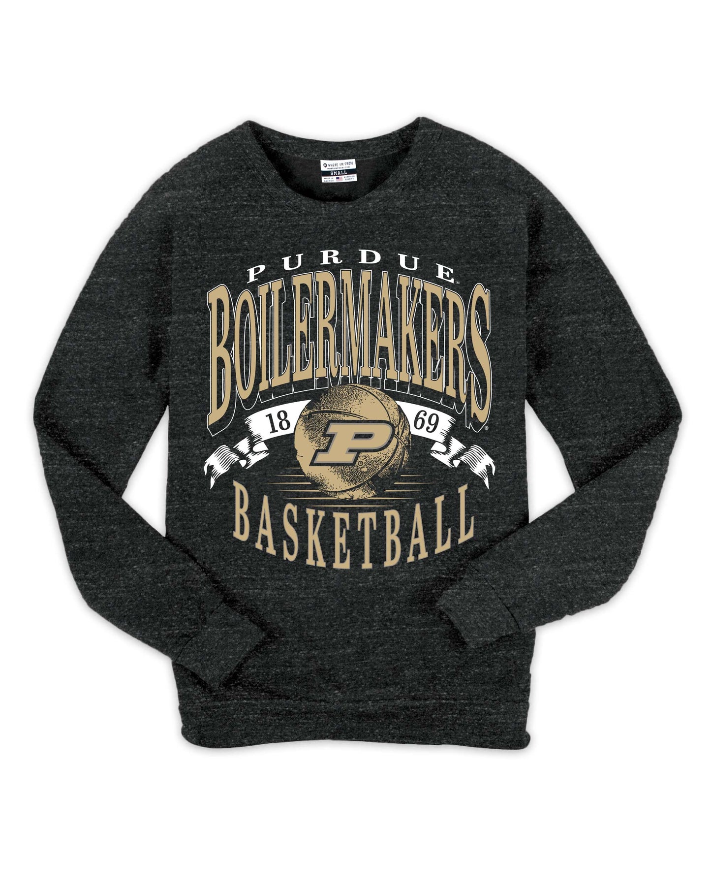 Purdue Boilermakers Basketball Crew Sweatshirt