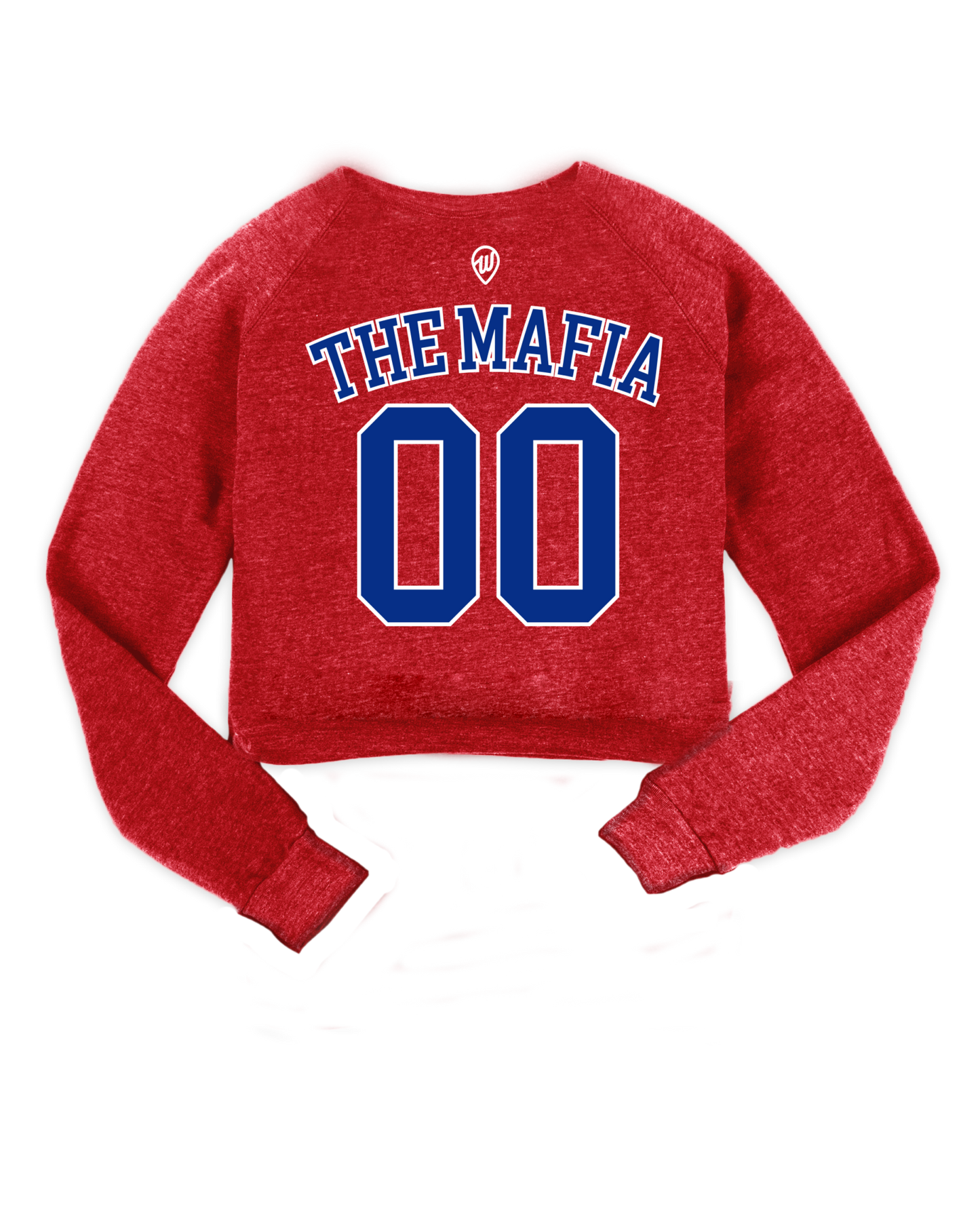 Buffalo Jersey Cropped Crew Sweatshirt