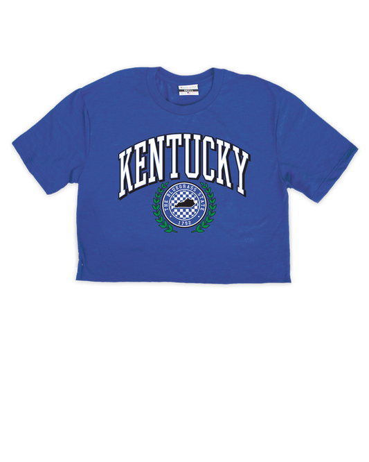 Kentucky Vine Stamp Cropped Tee