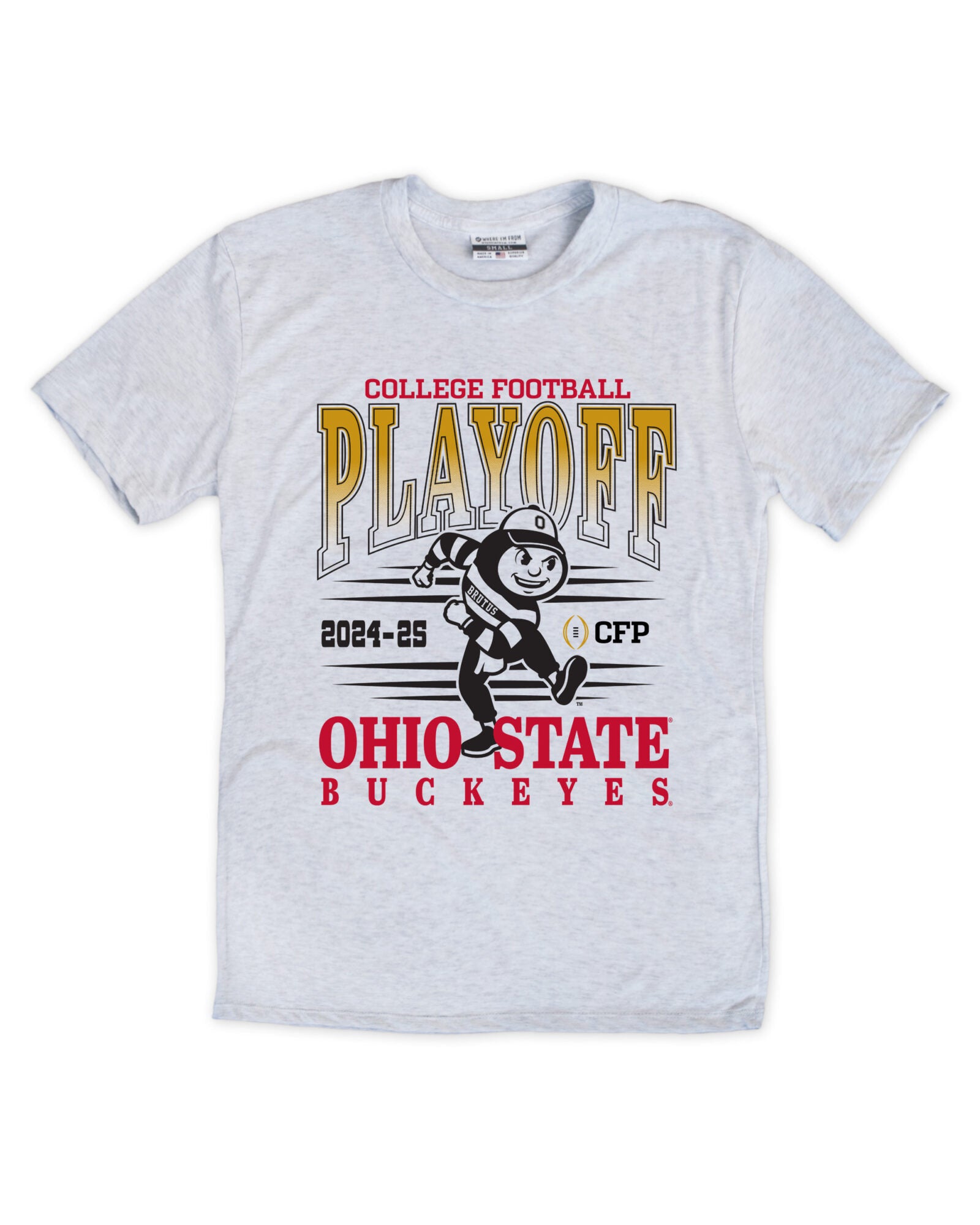 2024-25 College Football Playoff Ohio State Buckeyes Tee – Where I