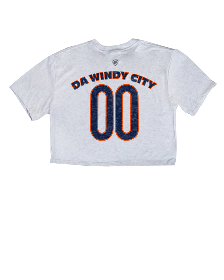 Chicago Jersey Front/Back Cropped Tee