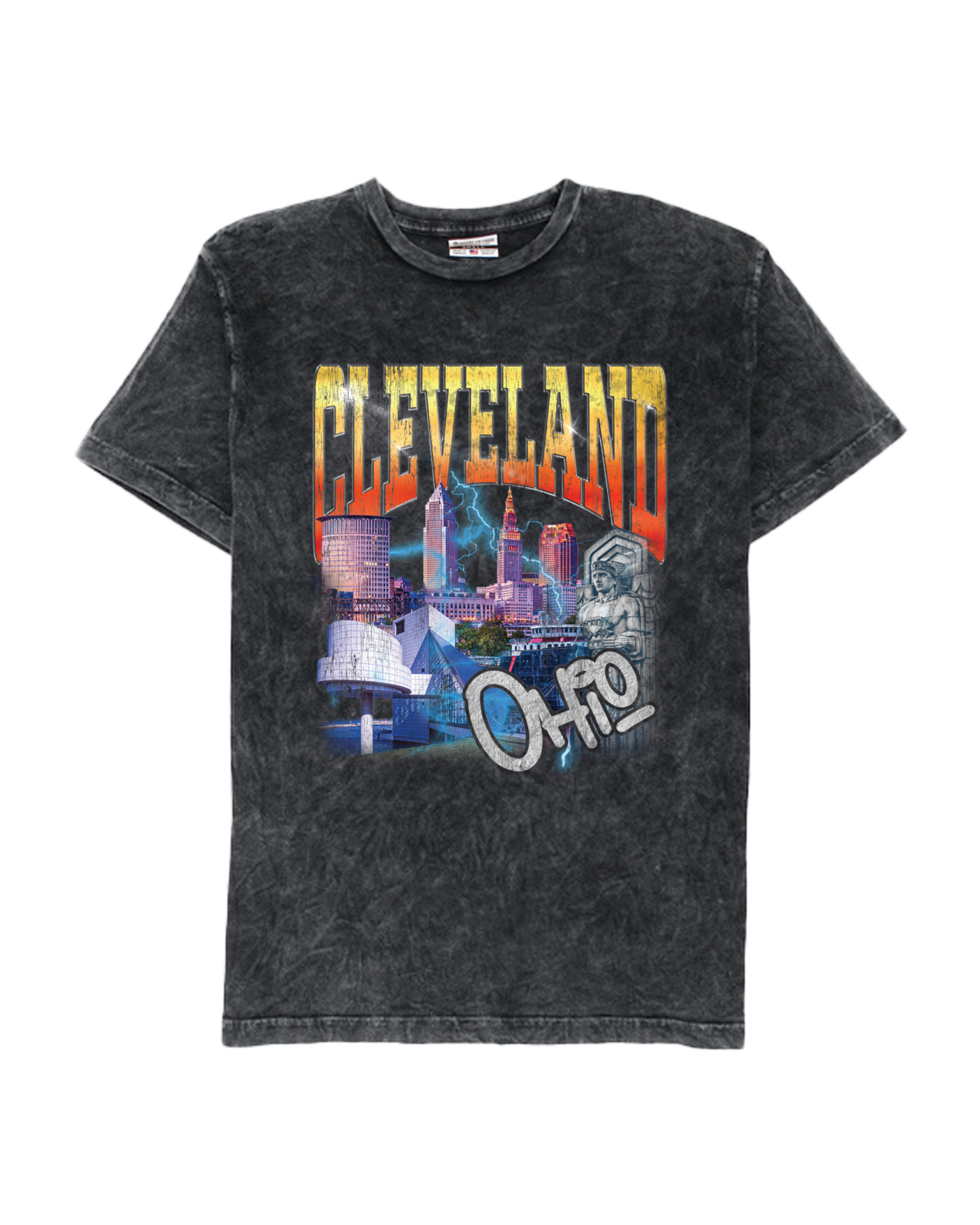 Cleveland 90s Lightning Tee