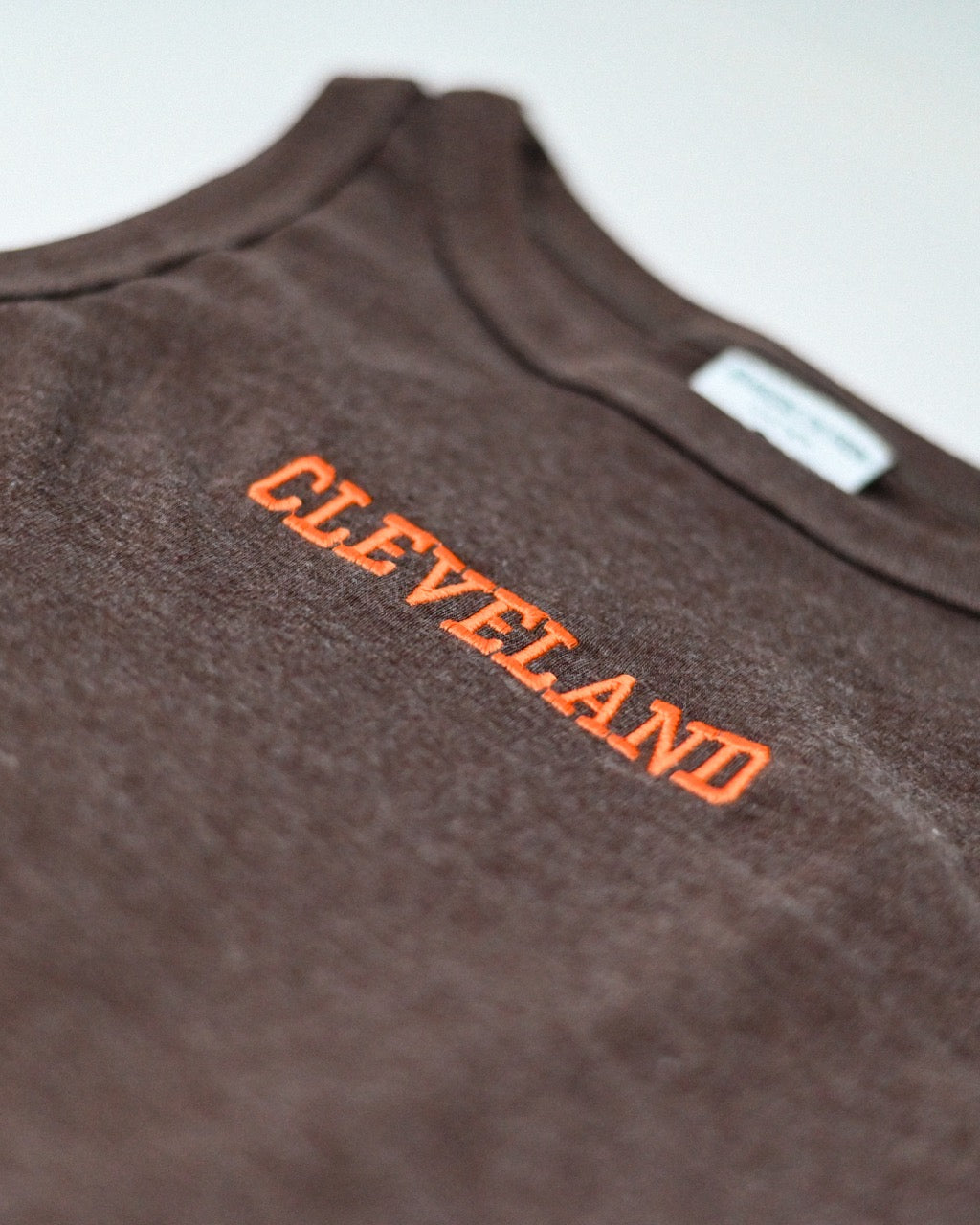 Cleveland Embroidered High Neck Tank