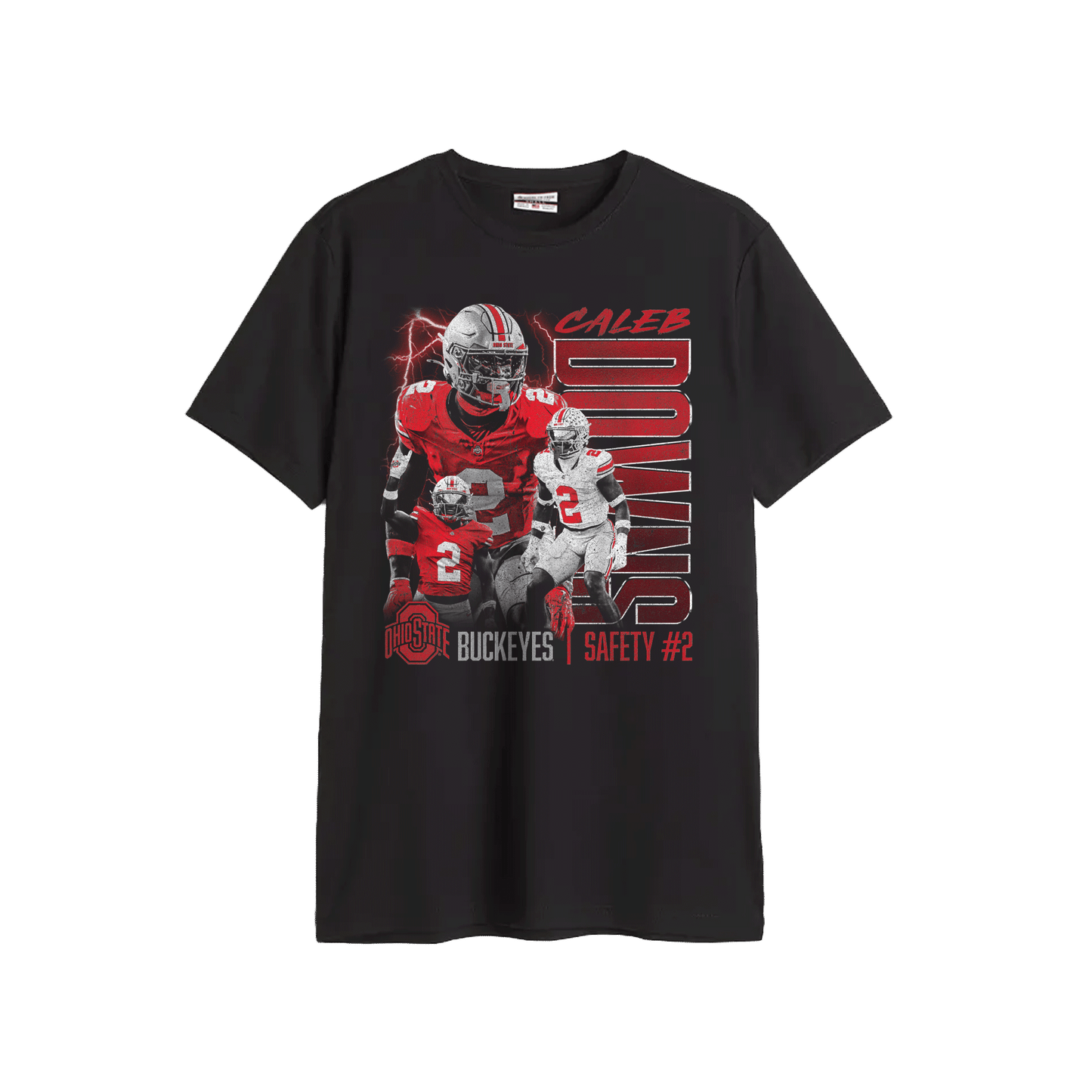 Caleb Downs Lightning Cotton Tee