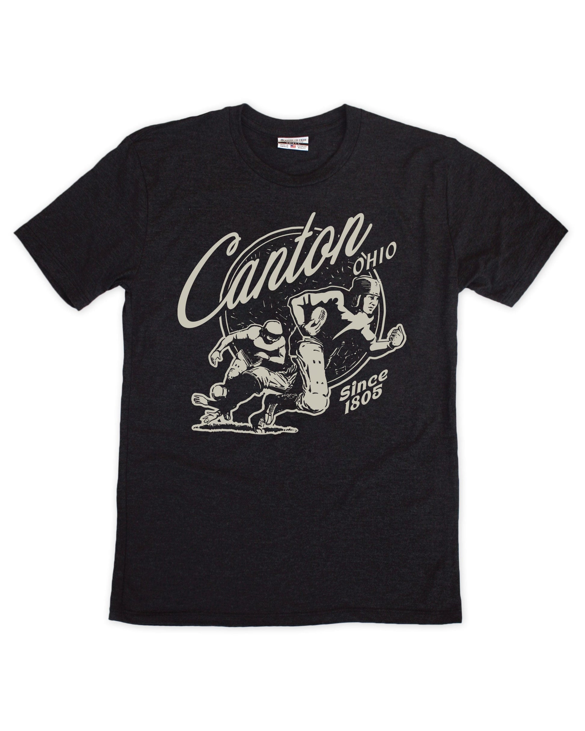 Canton Vintage Football Tee