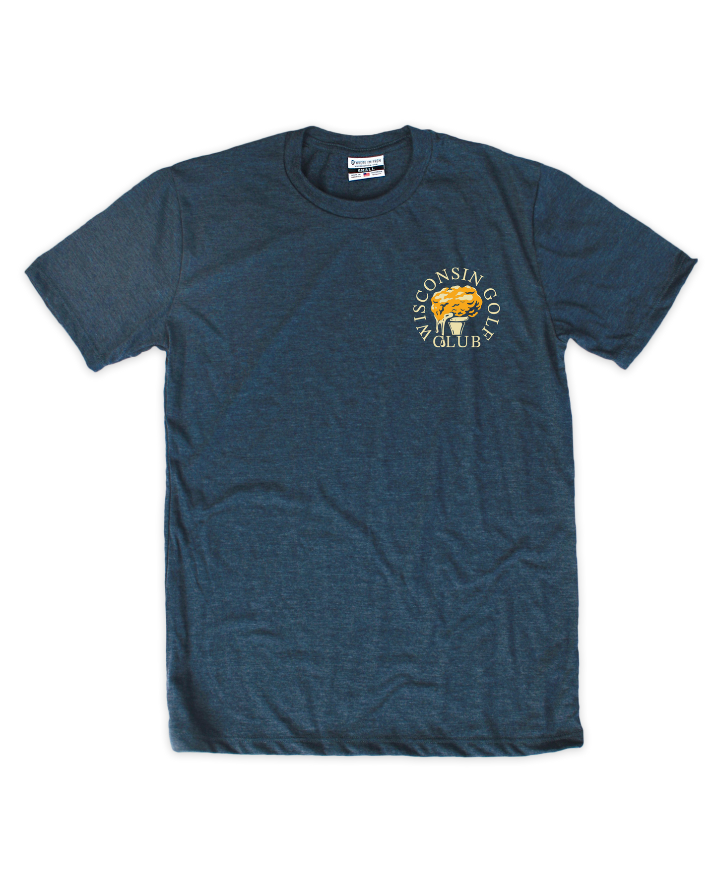 Cheese Curd Golf Bucket F/B Tee