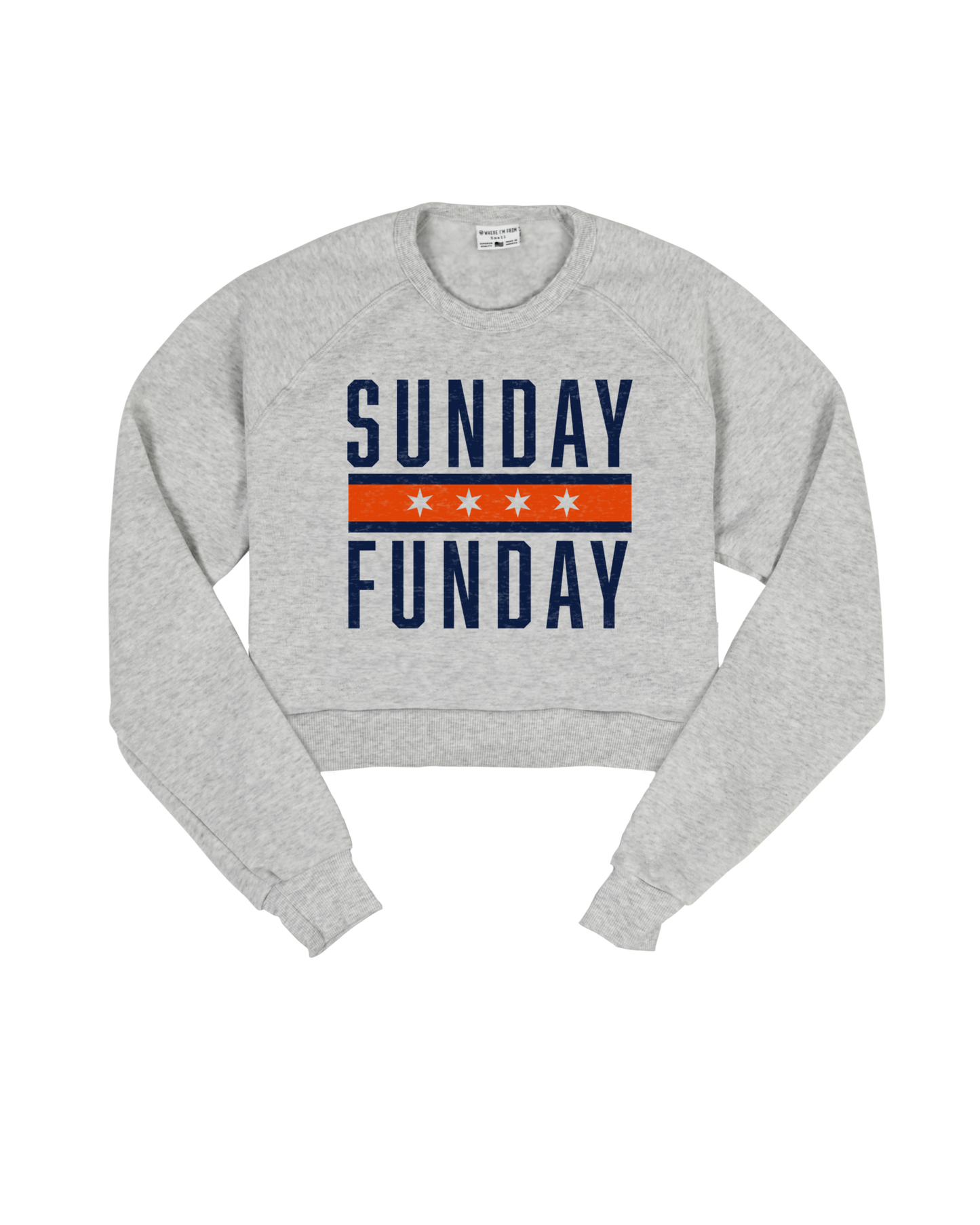 Chicago Sunday Funday Cropped Crew Sweatshirt
