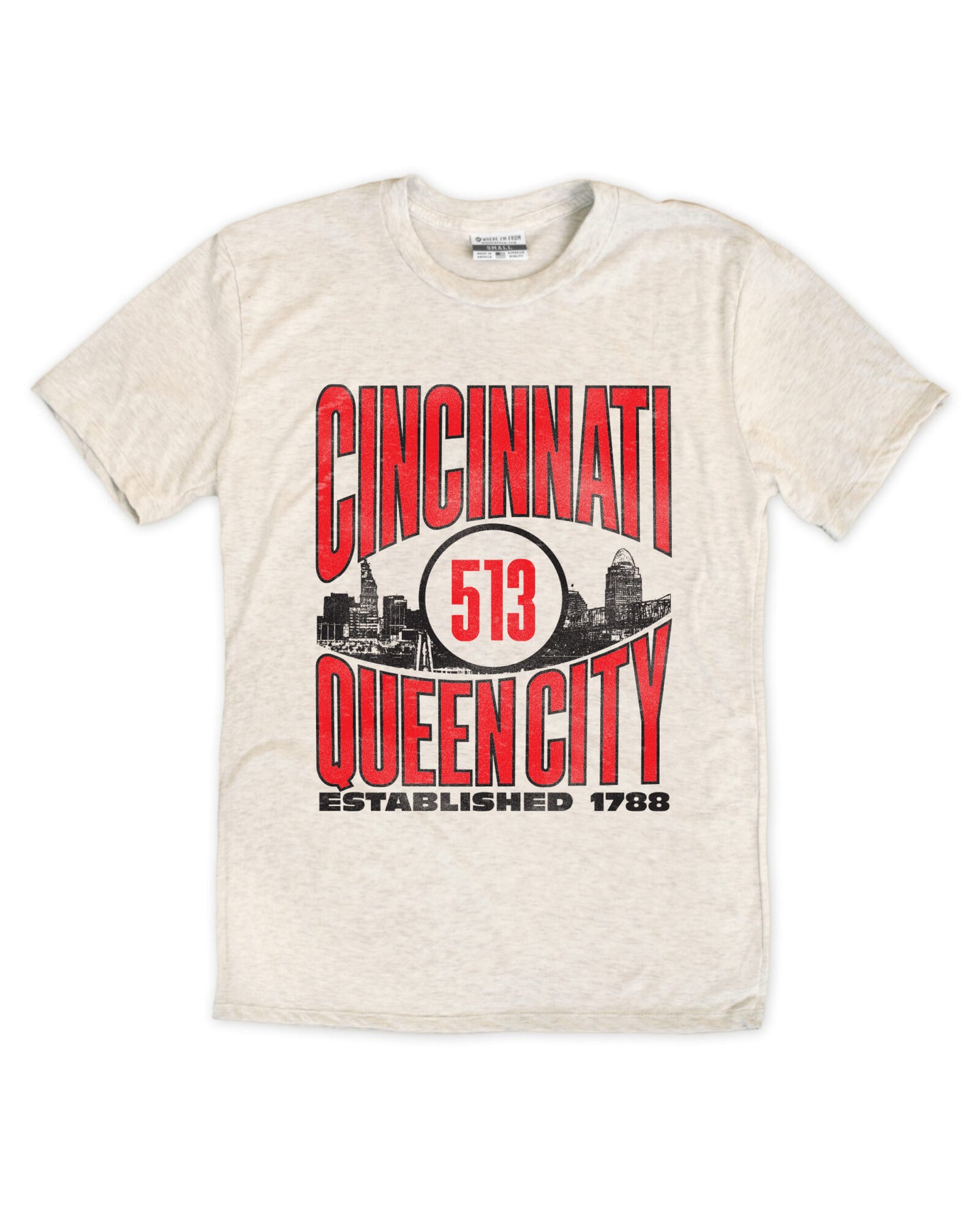 Cincinnati 513 Queen City Tee