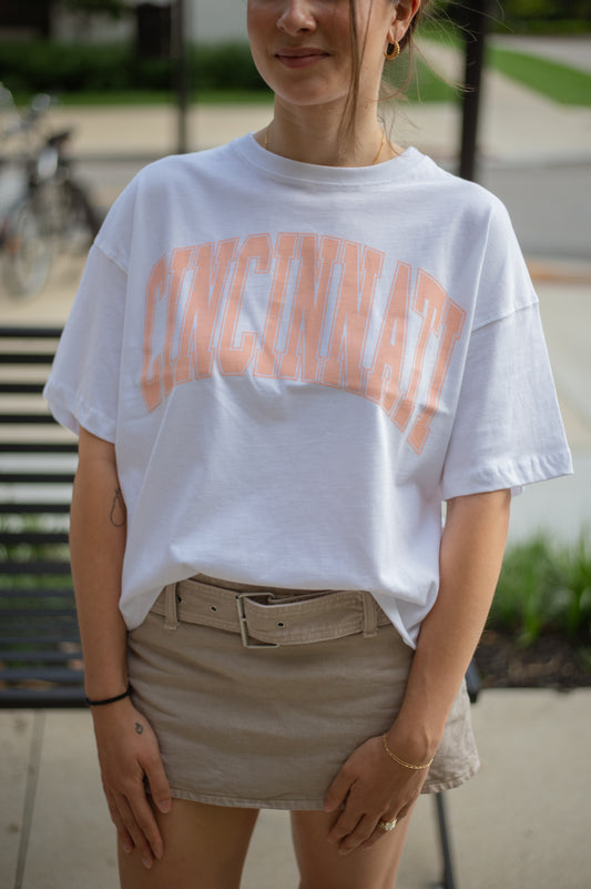 Cincinnati Oversized Easy Tee