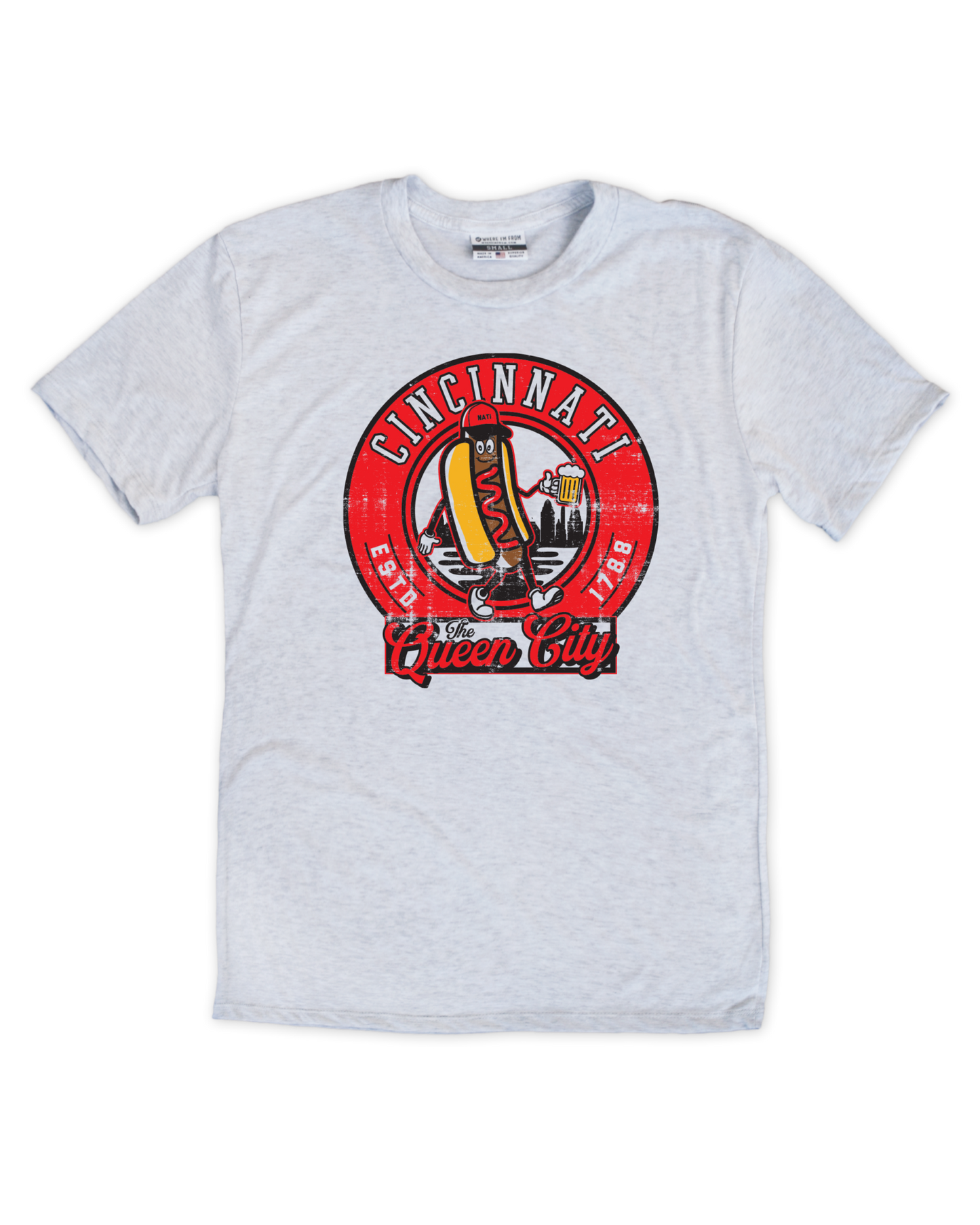 Cincinnati Walking Hotdog Tee