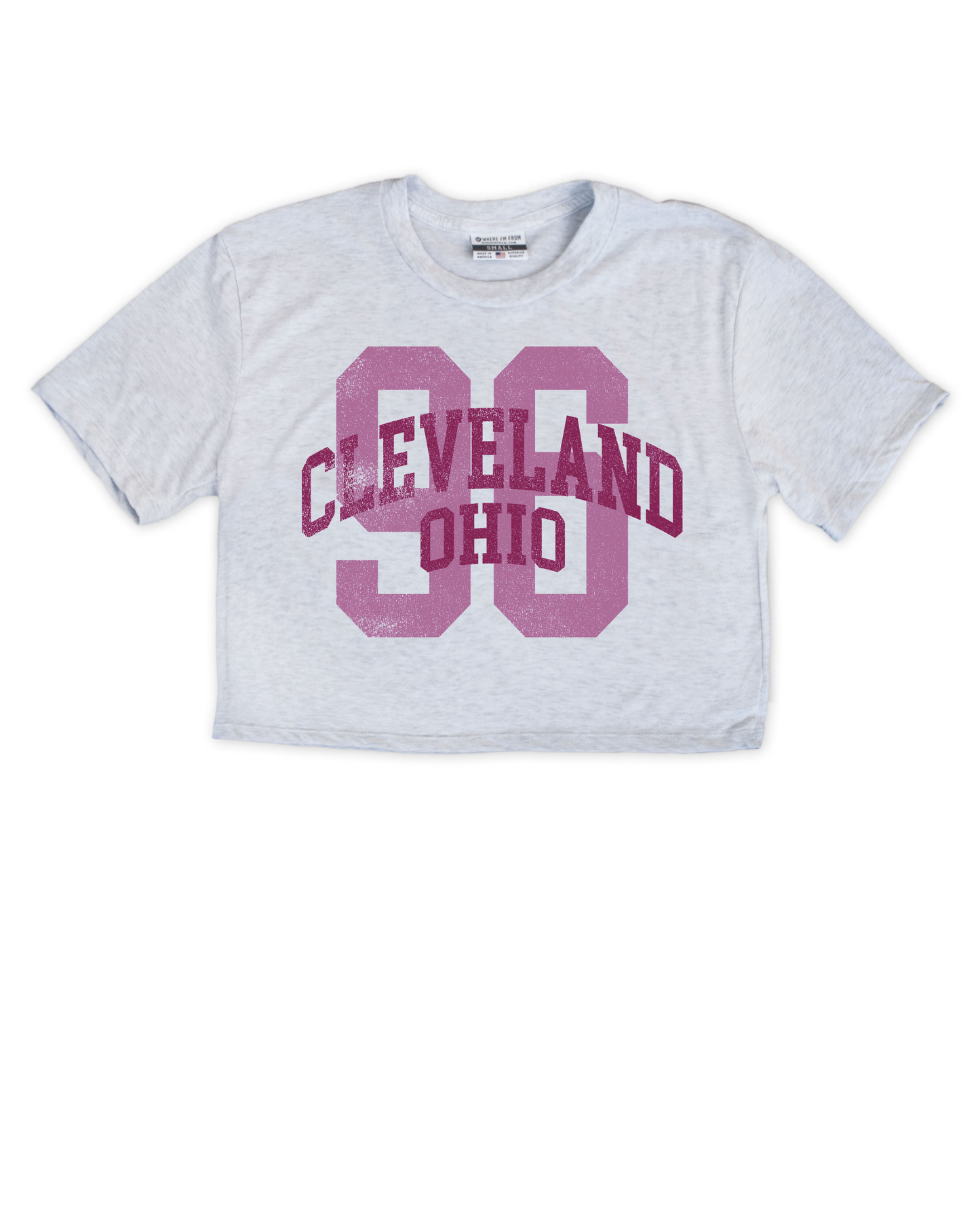 Cleveland Varsity Cropped Tee