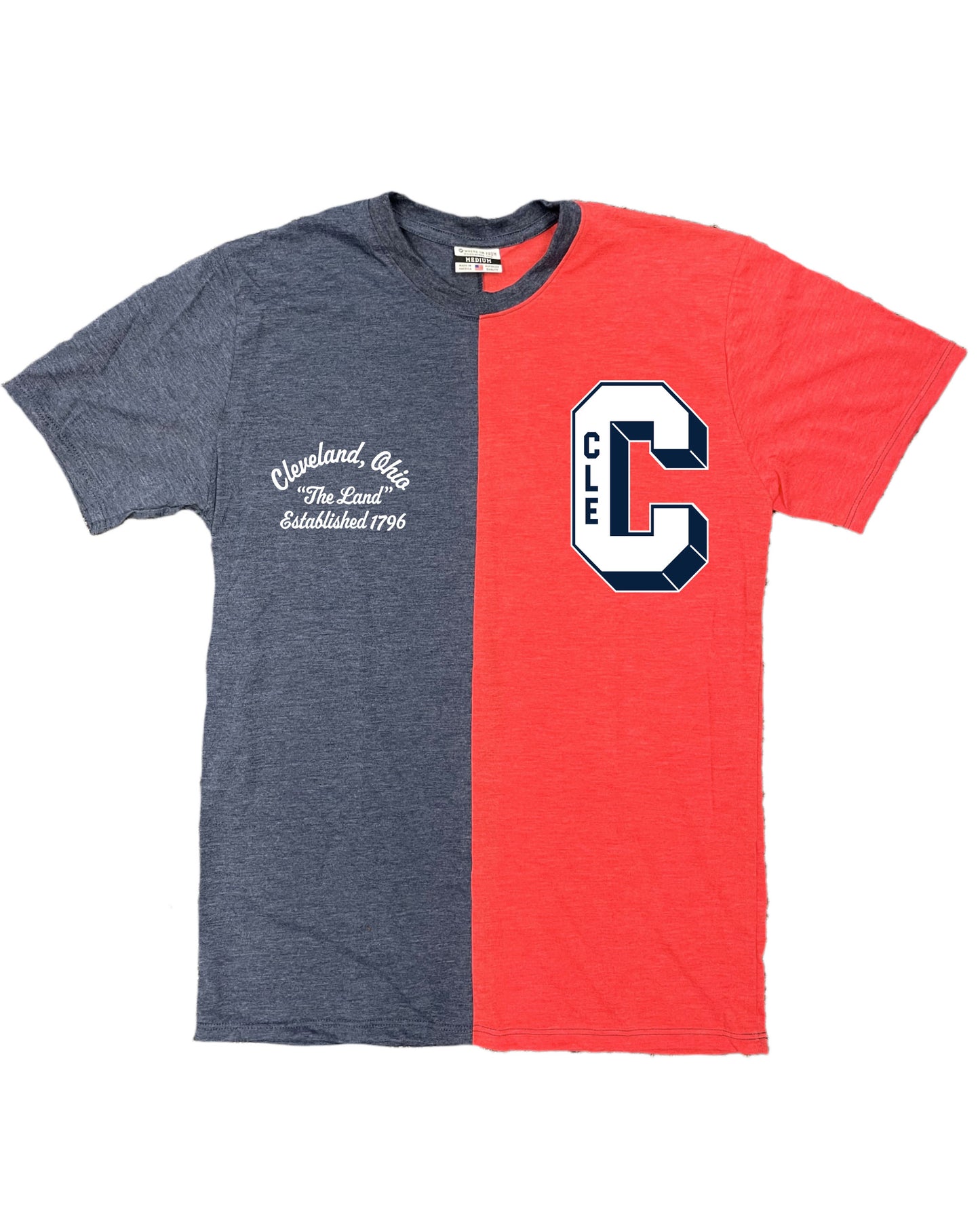 Cle Patches Split Tee