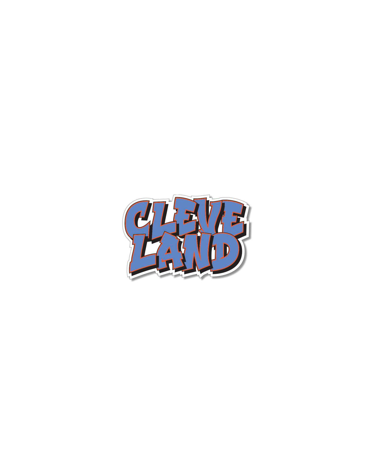 Cleve Land Retro Sticker