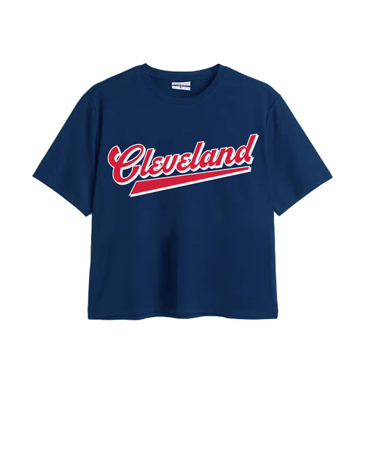 Cleveland Script Underline Easy Tee