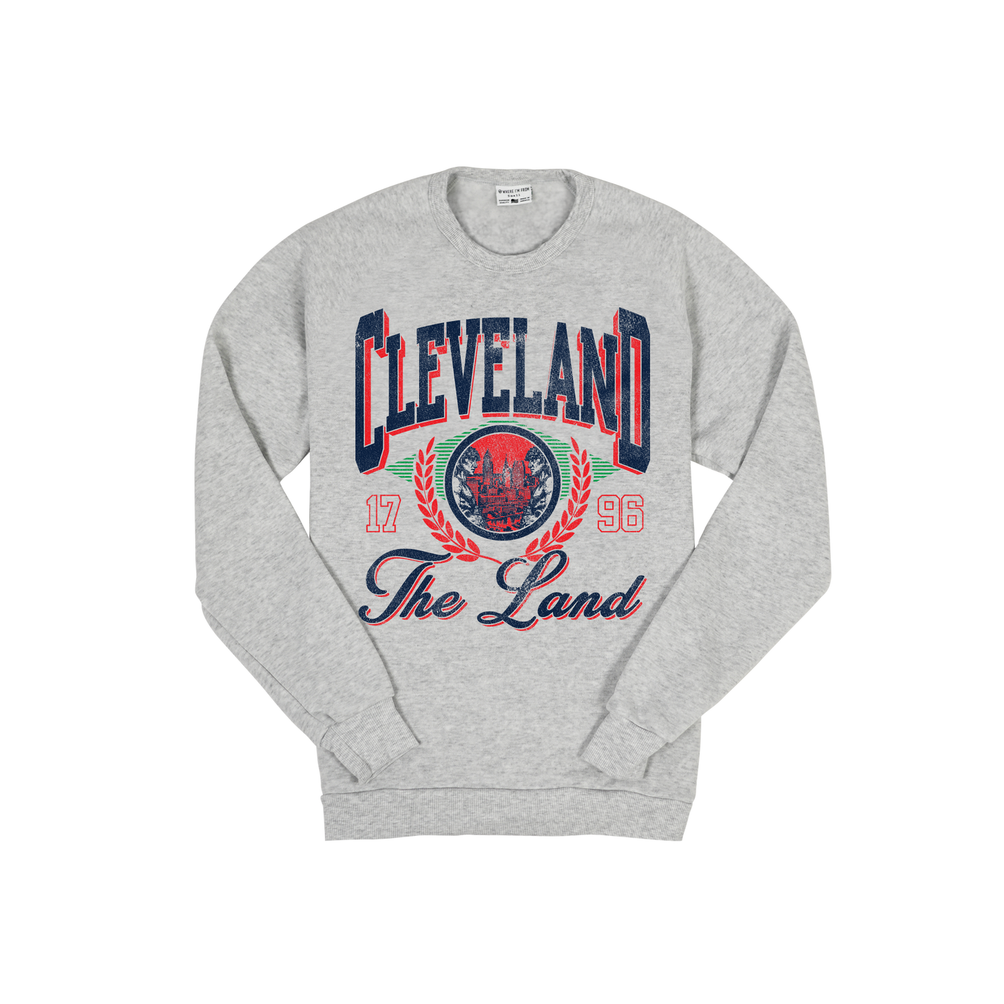 Cleveland Skyline Vines Crew Sweatshirt