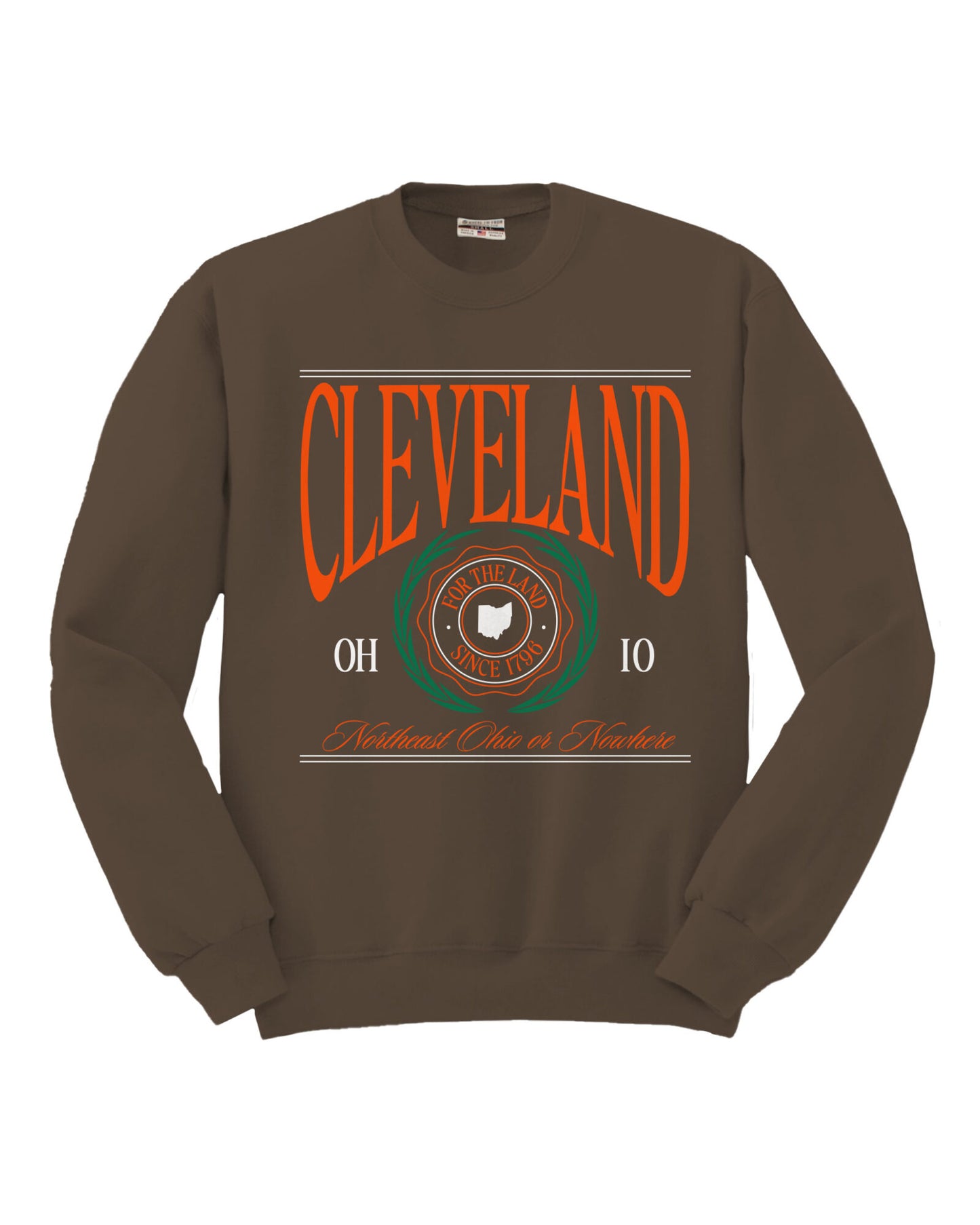 Cleveland Vines Cotton Crew Sweatshirt