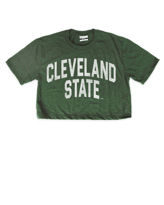 Cleveland State University Cropped Tee