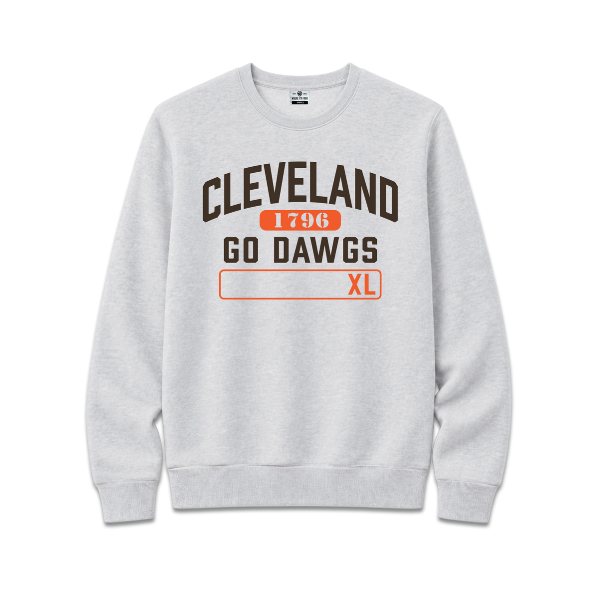 Cleveland Go Dawgs Crew Sweatshirt