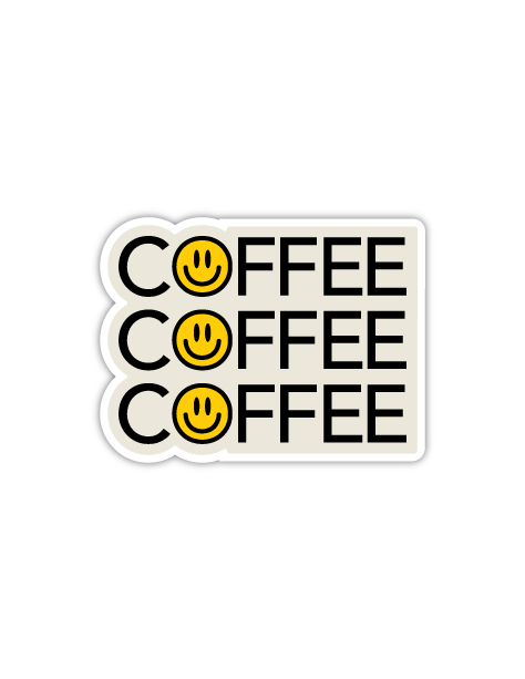 Coffee Coffee Coffee Sticker