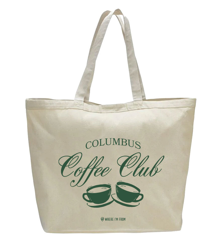 Columbus Coffee Club Large Tote