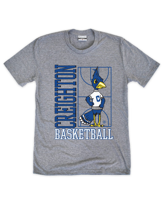 Creighton Basketball Court Tee