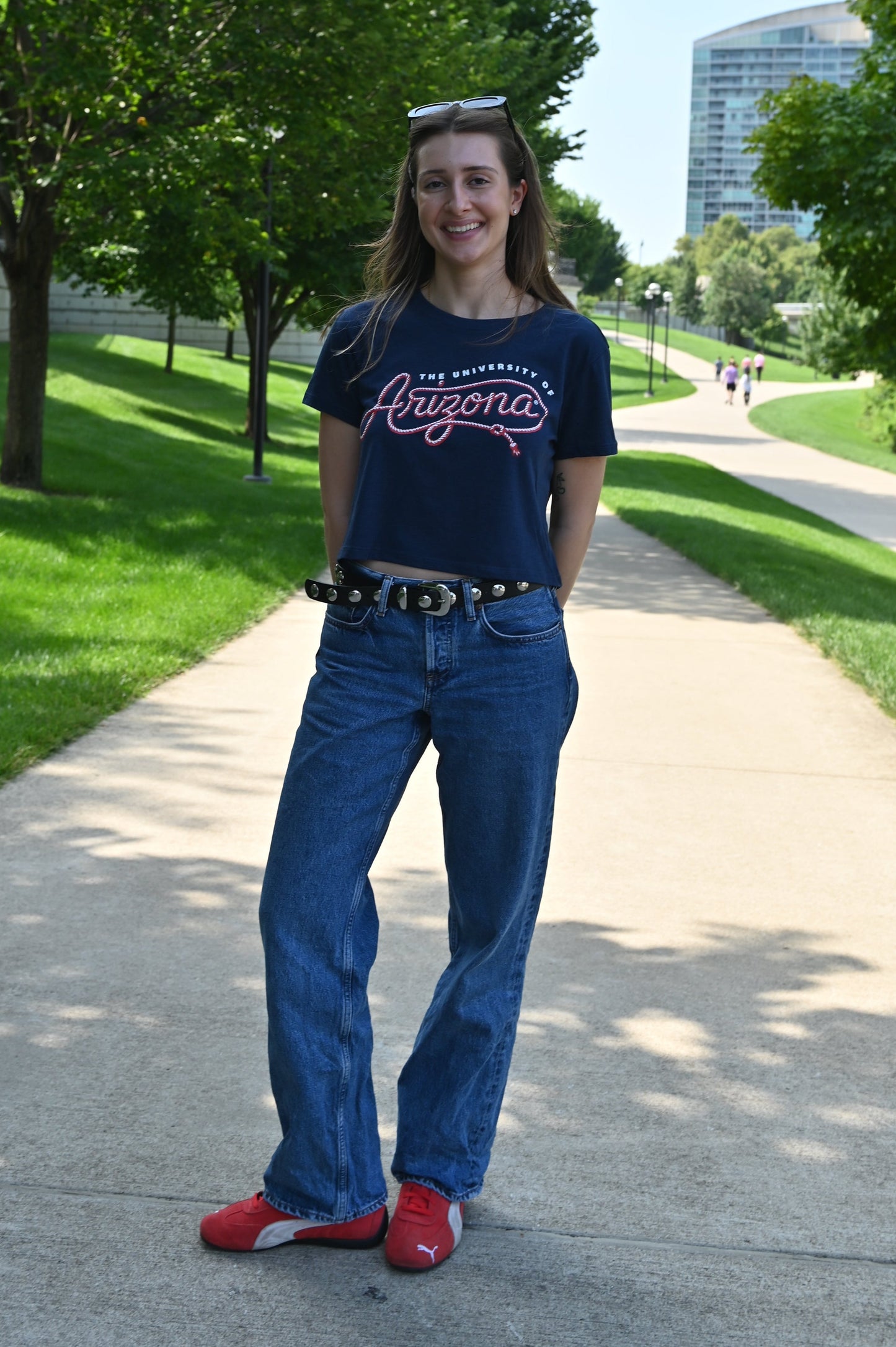 University of Arizona Lasso Cropped Tee