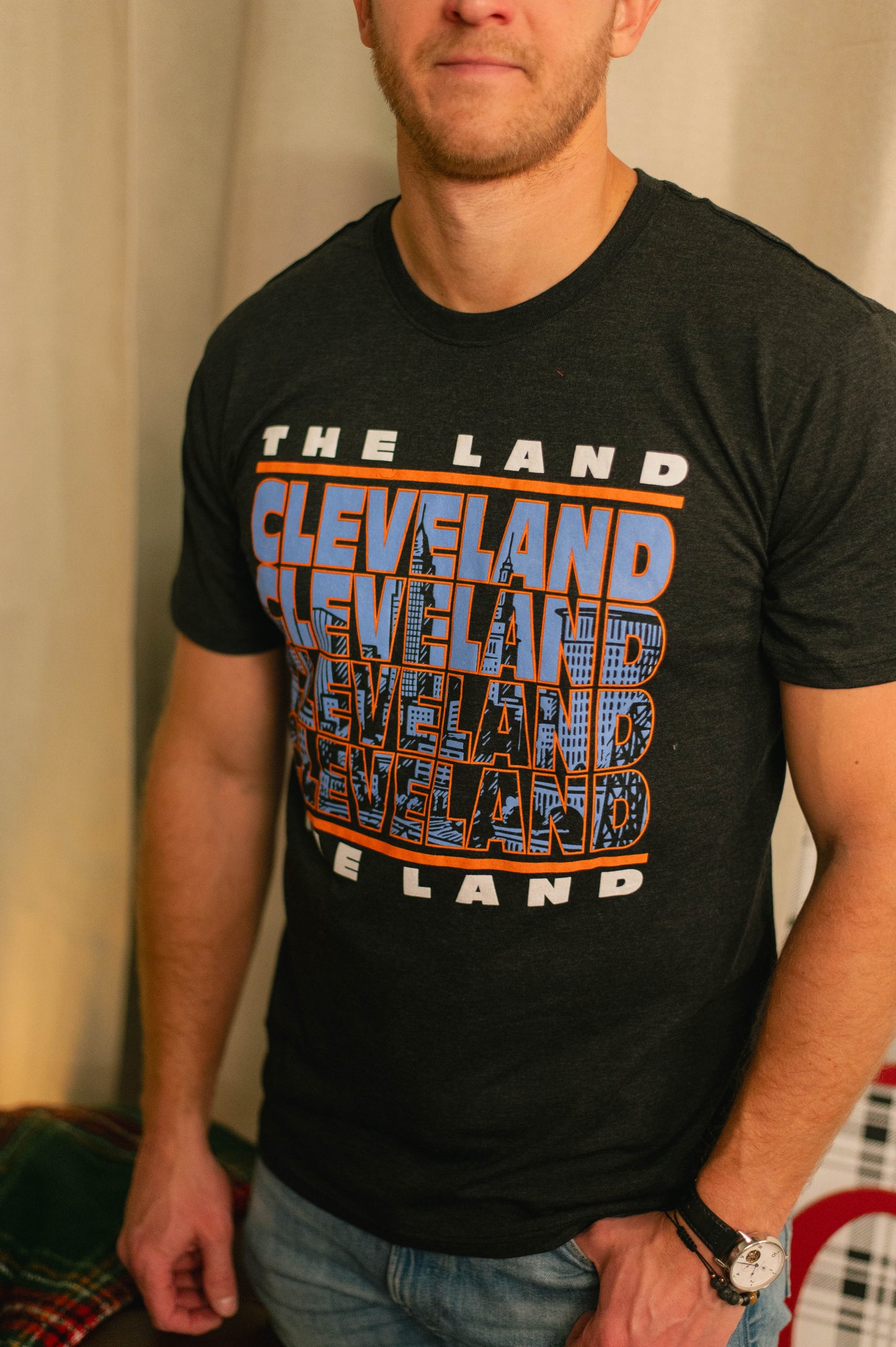 Cleveland Retro Repeat Skyline Tee