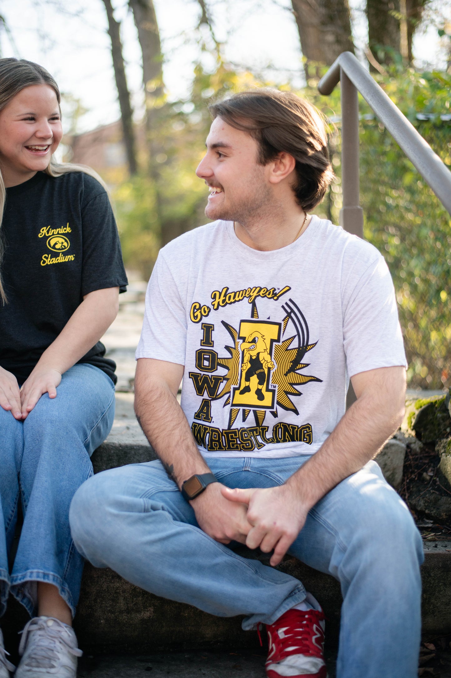 Go Hawkeyes! Iowa Wrestling Tee