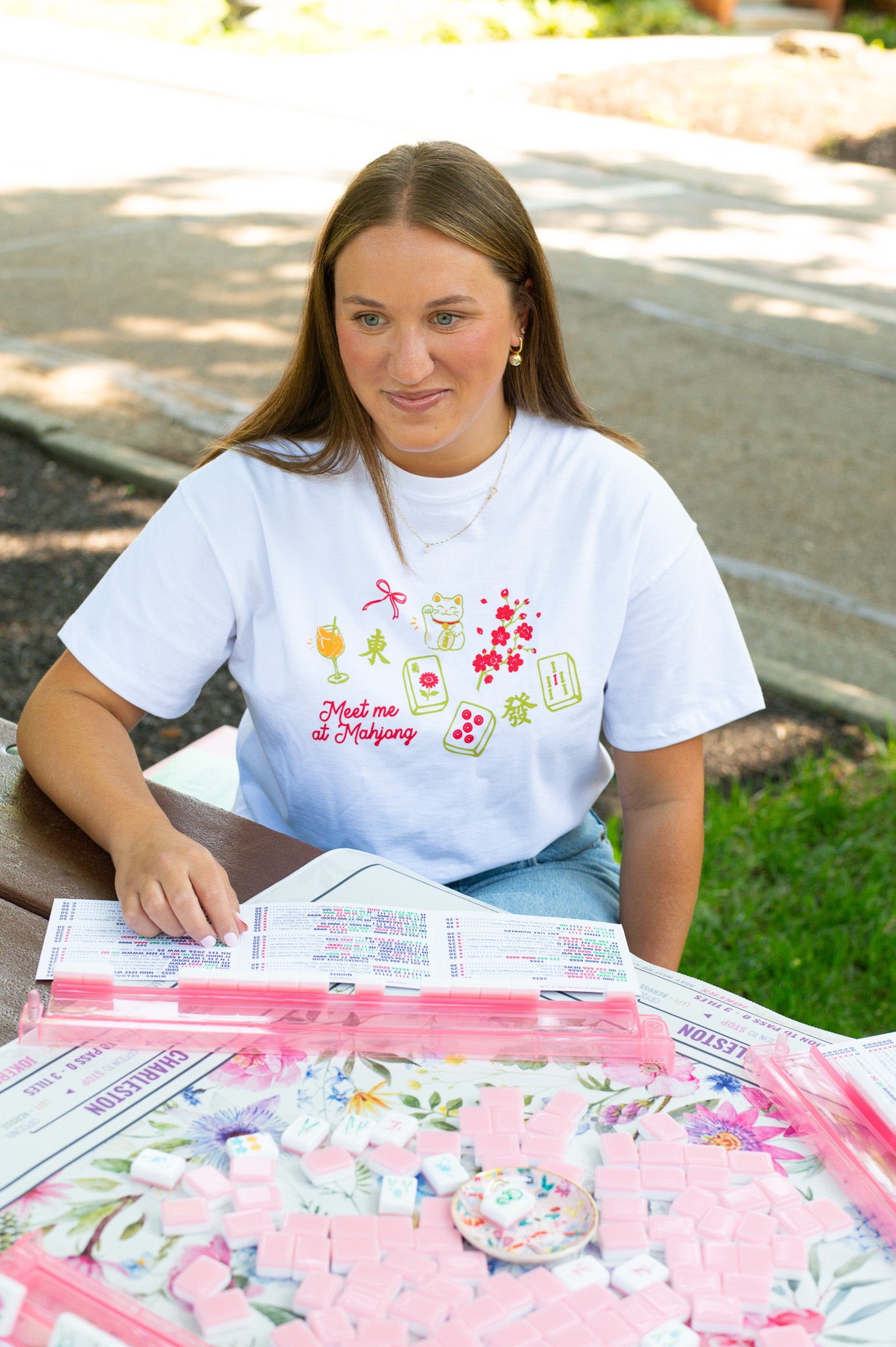 Mahjong Icons Easy Tee