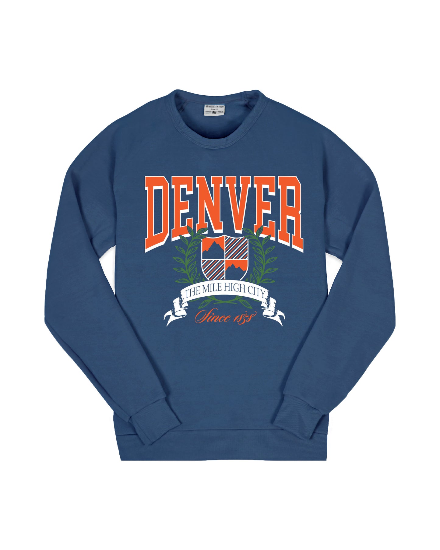 Denver Crest Crew Sweatshirt