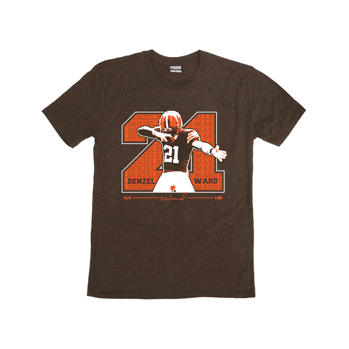 Denzel Ward 21 Celebration Tee