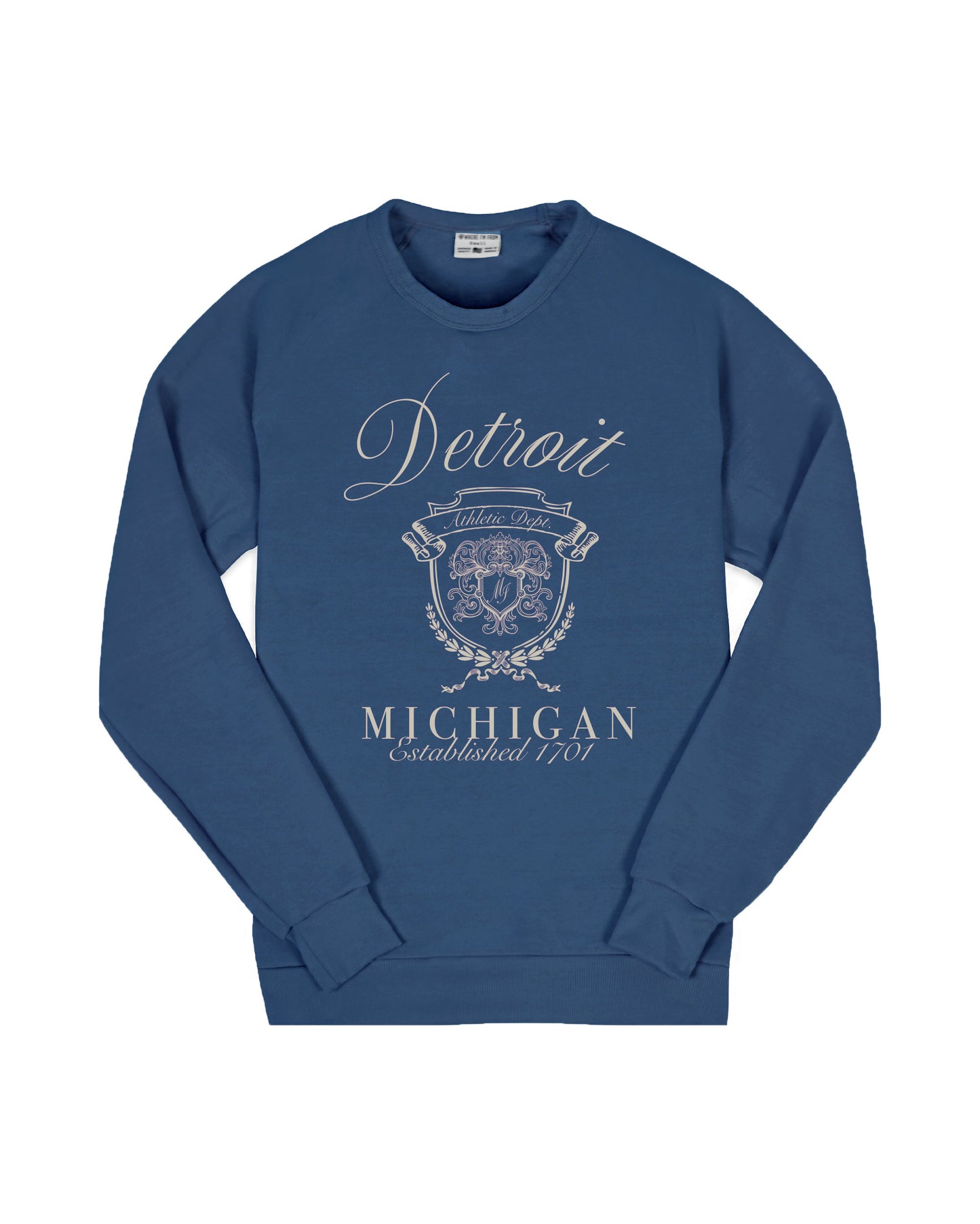 Detroit Crest Crew Sweatshirt