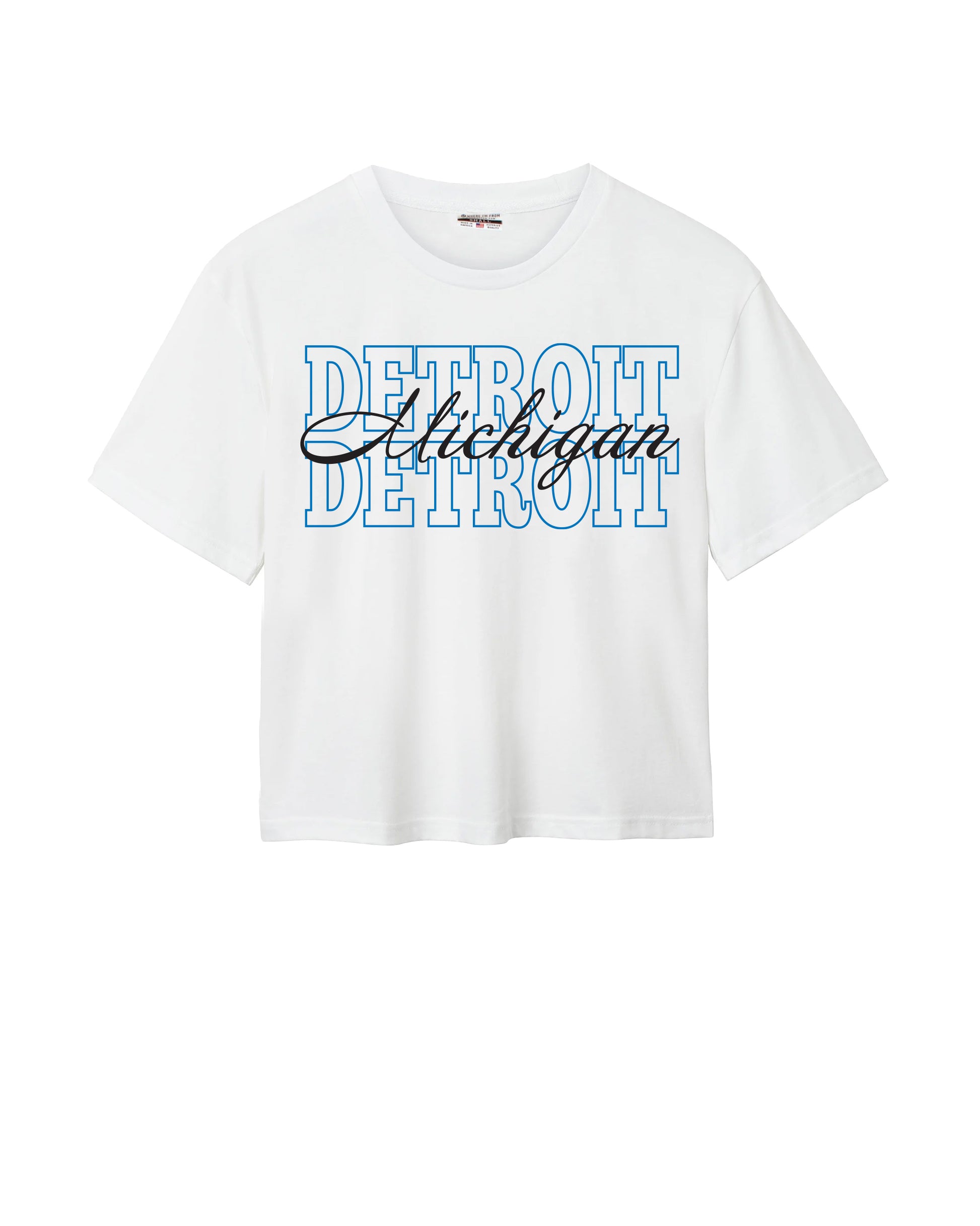 Detroit Repeat Script Easy Tee