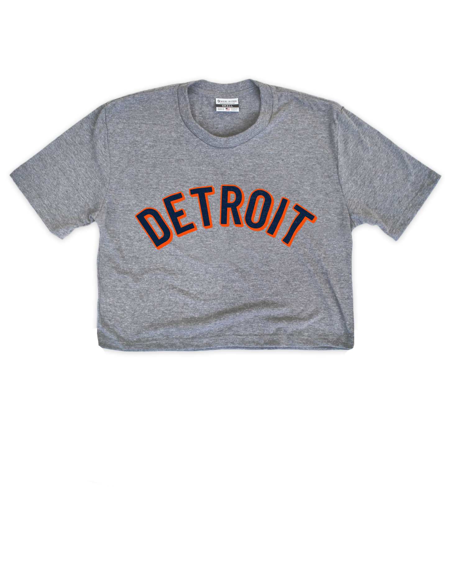 Detroit Jersey Cropped Tee