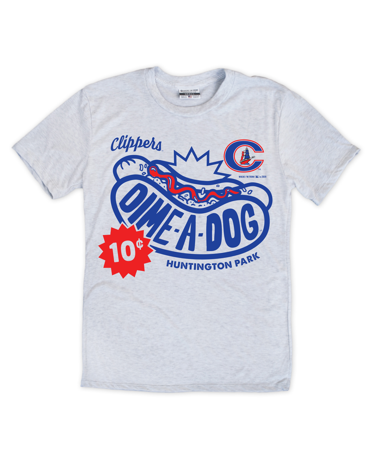 Clippers Dime A Dog Retro Tee