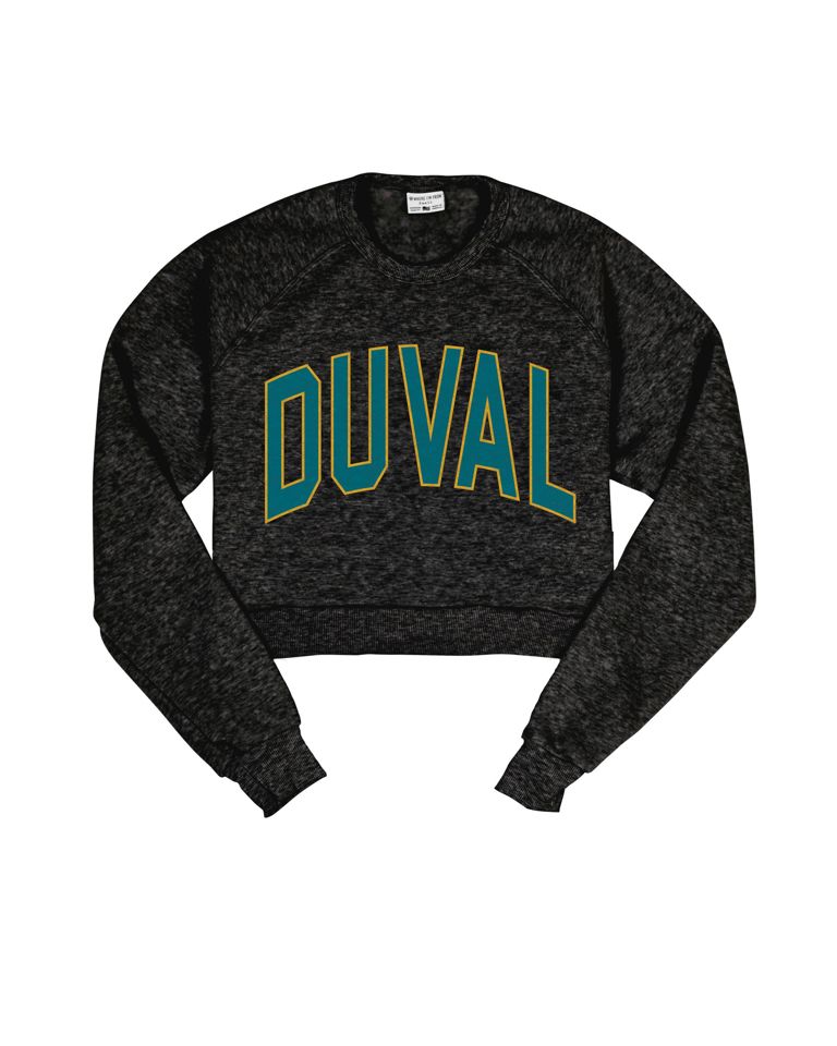 Duval Arch Cropped Crew Sweatshirt