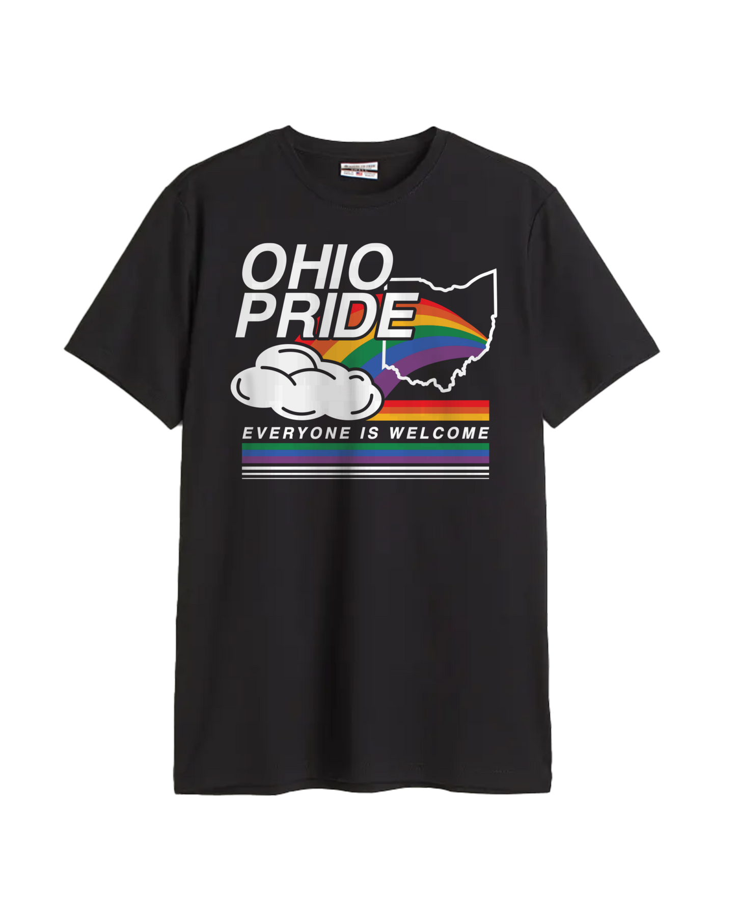 Everyone Is Welcome Rainbow Cotton Tee