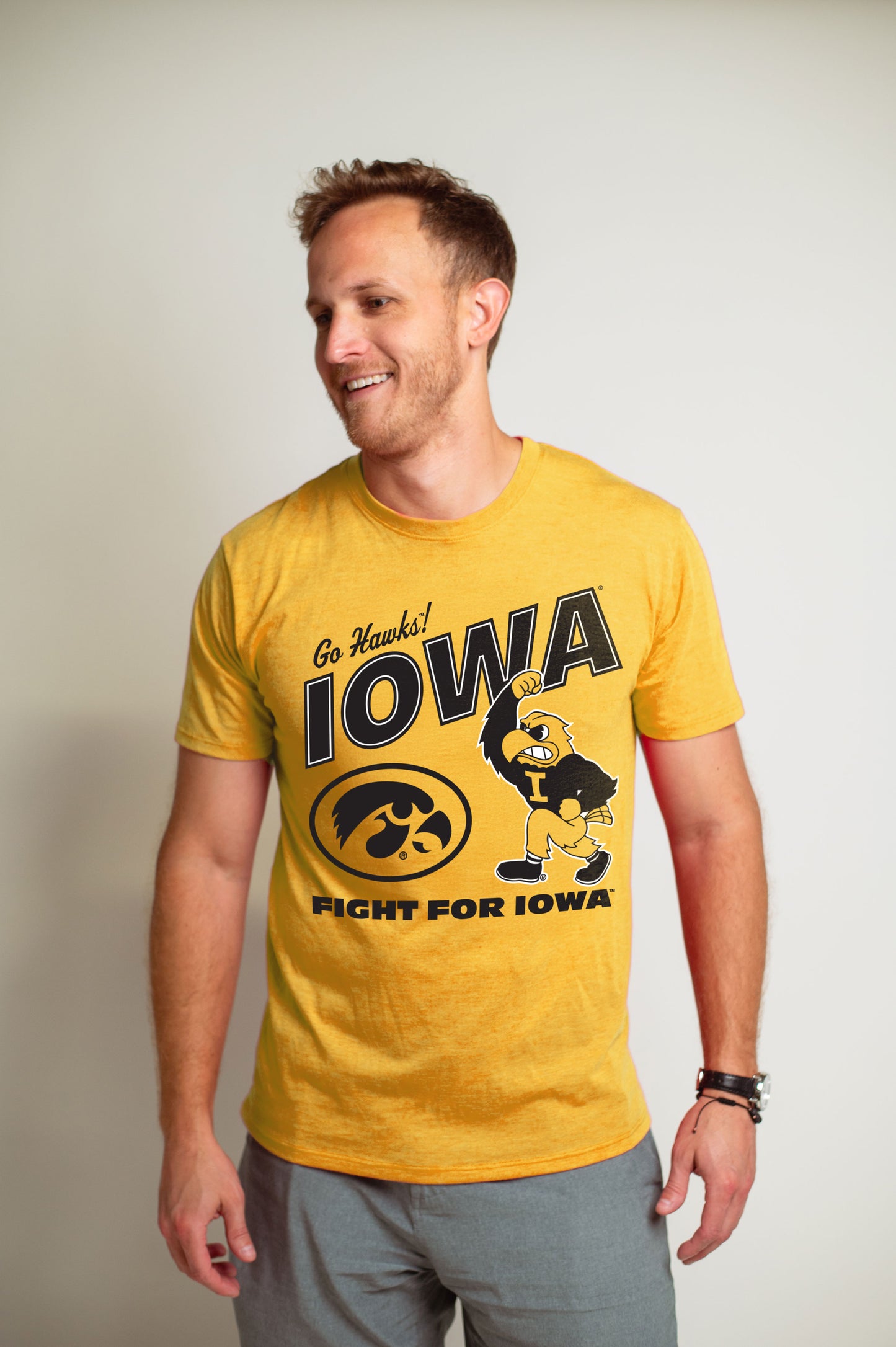 Go Hawks! Fight For Iowa Tee