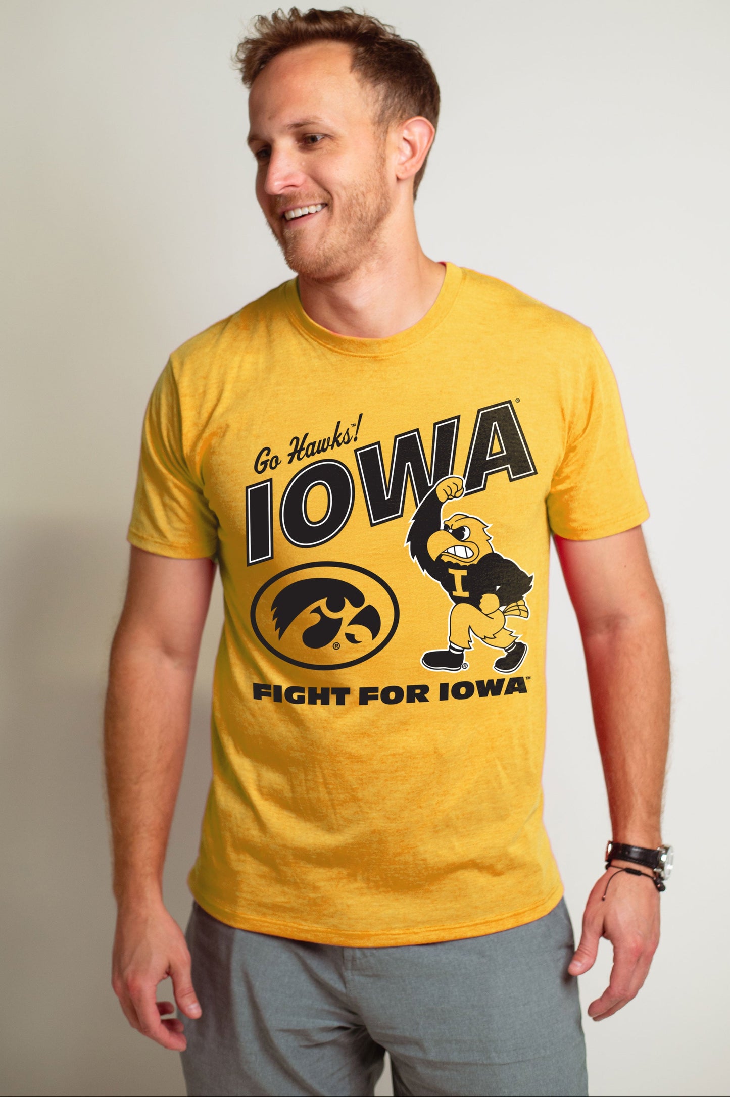 Go Hawks! Fight For Iowa Tee