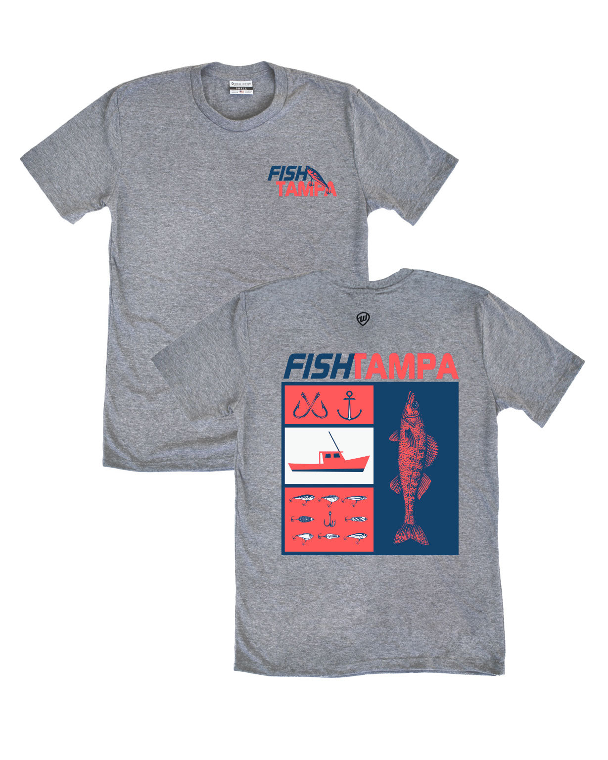 Fish Tampa Front/Back Tee