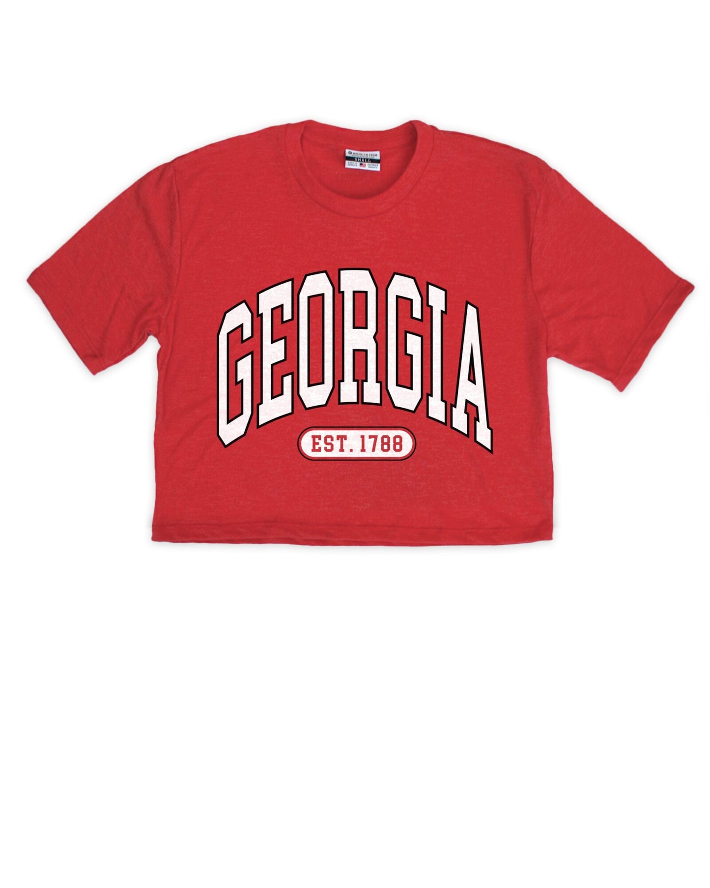 Georgia Oversized Est Cropped Tee