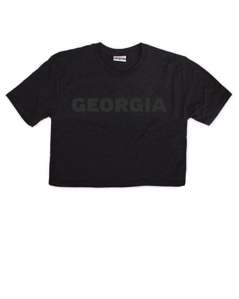 Georgia Puff Print Cropped Tee