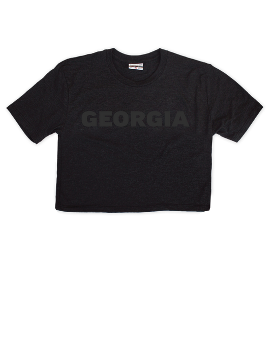 Georgia Puff Print Cropped Tee