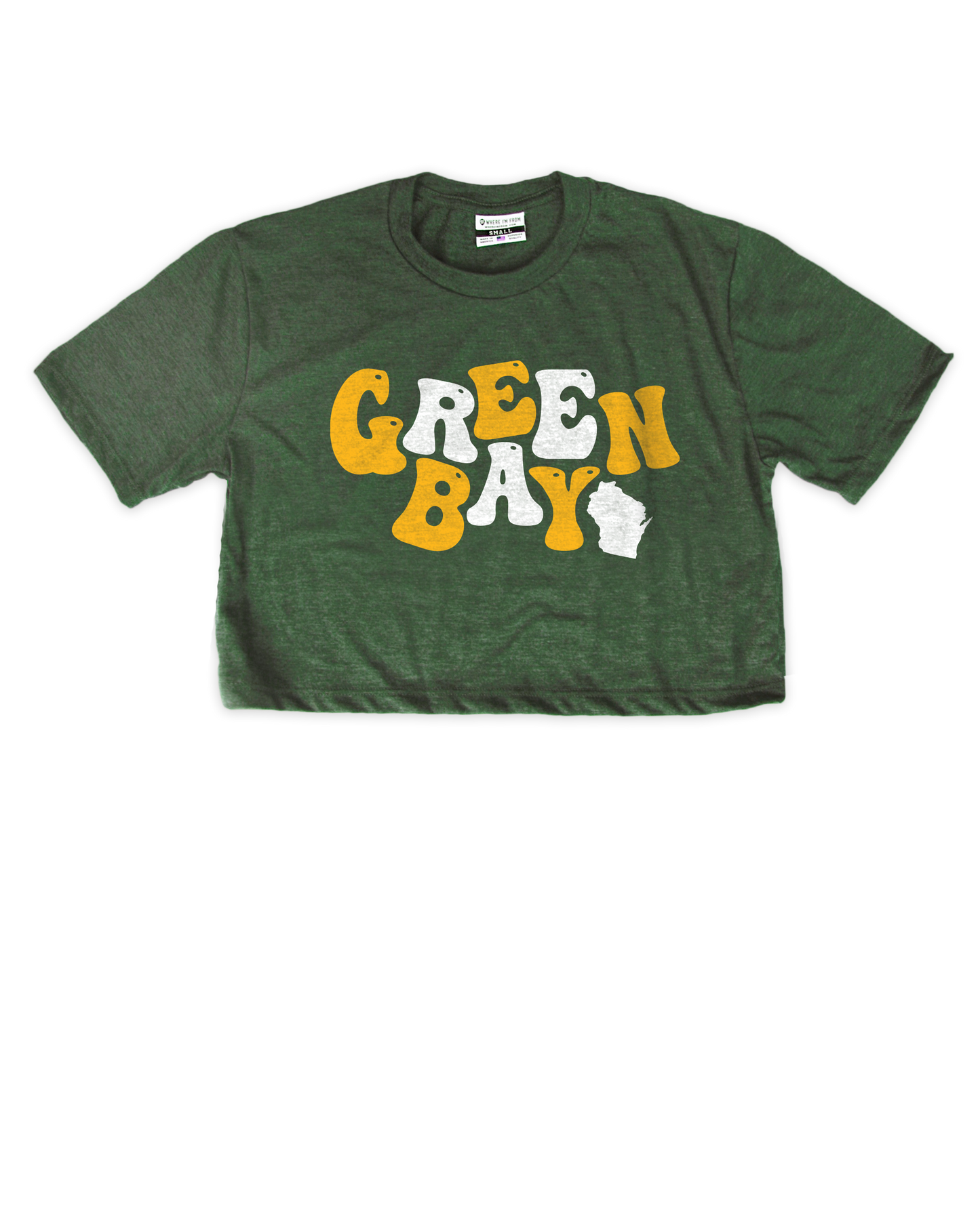 Green Bay Bubble Cropped Tee