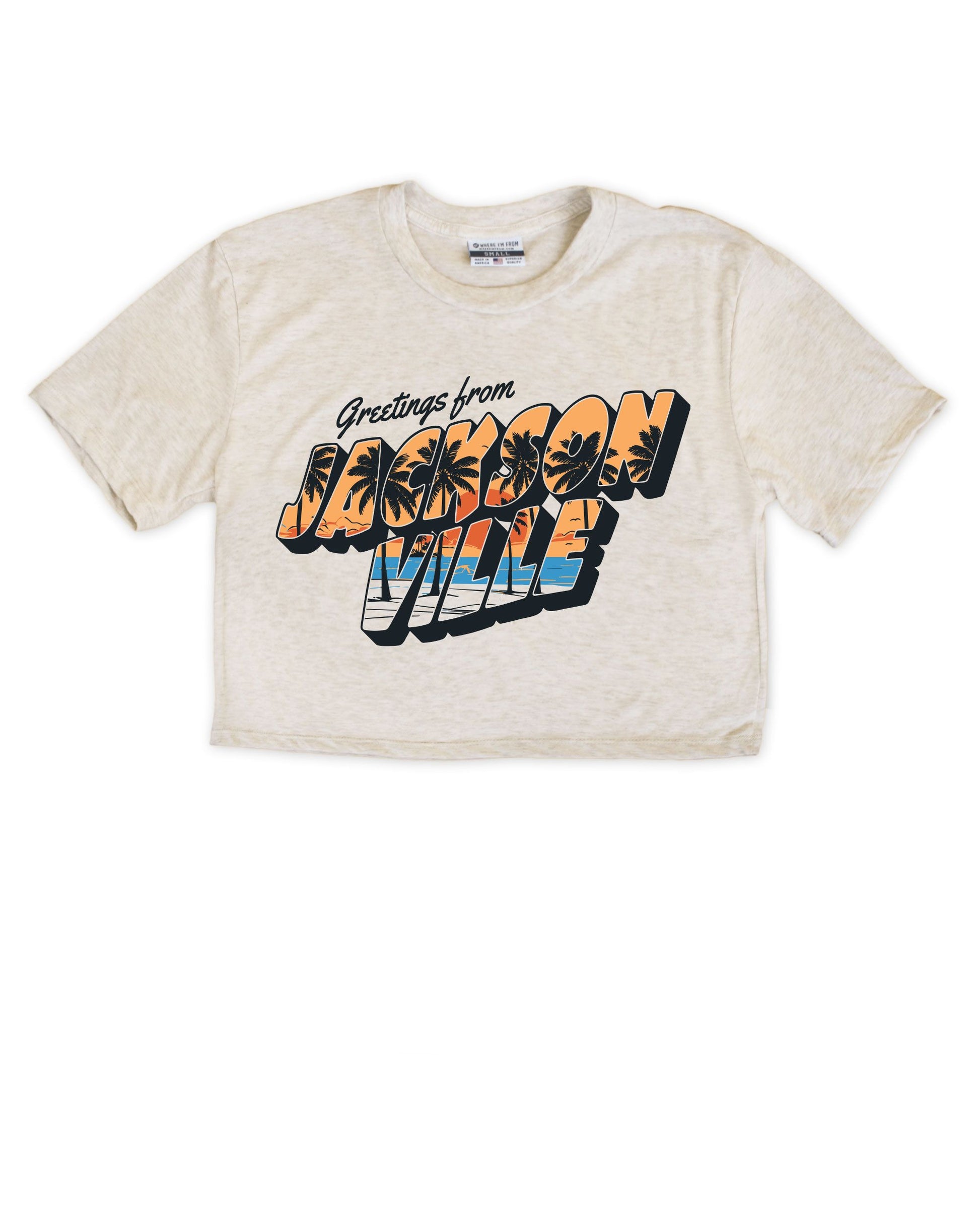 Greetings from Jacksonville Cropped Tee